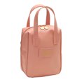 thumbnail image 1 of fastboy PU All Beauty Essentials In One Place Durable Makeup Bag Scratch-proof Cosmetic Organizer Bag Handle pink, 1 of 6