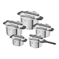 thumbnail image 1 of ZWILLING MORE Pot Set 5 Piece, 18/10 Stainless Steel, 1 of 11