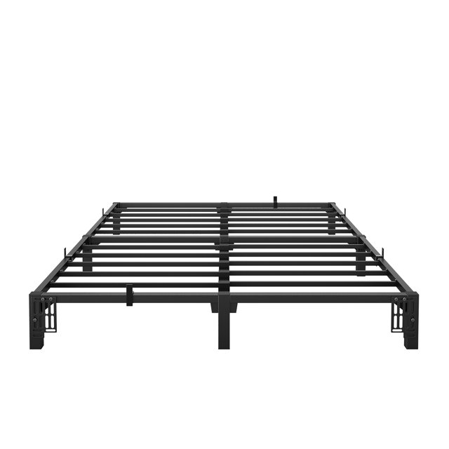 8 Inch Heavy Duty Metal Bed Frame, Low Profile Platform with Sturdy Mattress Foundation, Noise Free Easy Assembly, No Box Spring Needed for King, Queen, Full, Twin Size