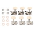 thumbnail image 4 of FLAMEEN Ouvert Bouton de Corde de Guitare, Bouton de Corde de Guitare, 6pcs Bouton de Corde de Guitare Simple Trou Colonne d'Acier Tête Carrée Instrument Folk Tuning Chevilles, 4 of 8