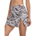 thumbnail image 3 of BeautyIn Women Skirted Swimsuit Bottom Swim Skirt Drawstrings Sides Bathing Suit Swim Shorts, 3 of 7