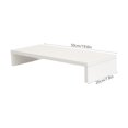 thumbnail image 4 of Miangastore Support Surélevé pour Moniteur 1 Pce Étagère Surélevée pour Ordinateur Support de Moniteur de Bureau (Blanc), 4 of 8