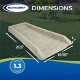 thumbnail image 2 of Suncast SB24 Decorative Rain Gutter Downspout Garden Splash Block Taupe (3 Pack), 2 of 9