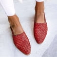 thumbnail image 3 of Mules Sandales pour Femmes à Enfiler à Talon Bas, Bout Pointu Fermé, Sans Arrière, avec Bride à Boucle, 3 of 7