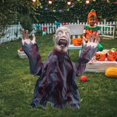 thumbnail image 4 of Glowing Effects Halloween Decor Animated for Party for Front Door (White S), 4 of 7