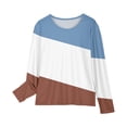 thumbnail image 4 of RXIRUCGD Chemises à Manches Longues pour Filles, Col Rond Mignon, Blouses Décontractées Élégantes, Bleu, Taille : 3 Ans, 4 of 6