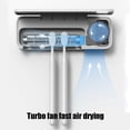 thumbnail image 4 of PRETXORVE Dryer 5 Slot Sanitizing Wall Mount/Drying Rechargeable Bathroom No Drilling Required, 4 of 9