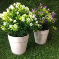 thumbnail image 2 of Artificial Flower Grass Plant Pot Bonsai Home Balcony Furniture Desktop Decor, 2 of 6