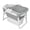 Grey, variant on 103cm/40.6 Inch Portable Folding Bathtub, Small Foldable Tub with Ergonomic Seat & Massage Roller, Large Collapsible Tub, Freestanding Surround Collapsible Tub, Effortless Foldable Bathtub