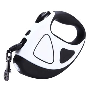Plongée rétractable avec LED Lampe de poche, Poignées de marche de sécurité pour chiens pour petits chiens moyens