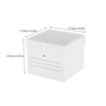 thumbnail image 2 of OUNONA Ice Storage Bin For Freezer White Paper Leakproof 1Pcs, 2 of 7
