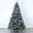 thumbnail image 1 of 5ft Super Full Frosted Pine Christmas Tree Unlit, 1 of 5