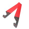 thumbnail image 5 of Ruiboury Support Pliable Ajustable en Forme de V pour Téléphone Intelligent Tablette Taille Portable Rouge 1ensemble, 5 of 5