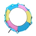 thumbnail image 1 of braveheart Housse de Ressort de Trampoline Résistante aux Déchirures Épaisse Cadre Résistant à l'Eau Coussinet Rond Jaune Bleu Rose 1,5 m, 1 of 6