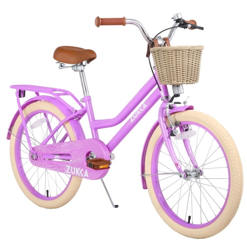 Multiple Colors,Girls Bike with Basket for 7-10 Years Old Kids,20 inch wheel ,No Training Wheels Included