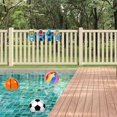 thumbnail image 4 of Above Ground Pool Plastic Drinks Cup Holder, Blue Cup Holders Fit 2 Inches or Less Poolside Round Top Tubes, 4 Packs, 4 of 6