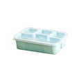thumbnail image 2 of Birdeem 4 Compartment Lunch Box, Leak Proof Food Storage Container with Secure Lid, 8 Inch Plastic Meal Prep Snack Organizer for Kids Adults, 2 of 9