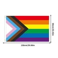thumbnail image 3 of Flag Flag Progress LGBT Flags 3x5 Outdoor Bisexual All Inlcusive Flag Heavy Duty Polyester Flags Deco Bisexual Lesbians, 3 of 5