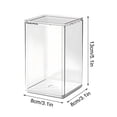 thumbnail image 1 of Plastic Storage Box 4-Piece Transparent Toy Doll Storage Box Storage for Toys, 1 of 5