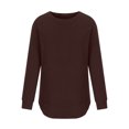 thumbnail image 4 of zanvin blouse d'Automne pour Femmes, Mode Femme Automne Hiver Uni à Col Rond, Chandail à Manches Longues, Cadeau d'Halloween, 4 of 6