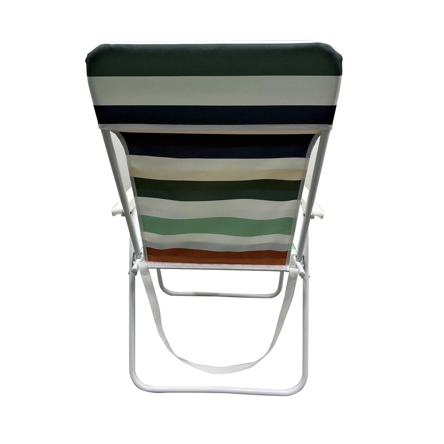 Chaise pliante de plage Mainstays, rayures multiples