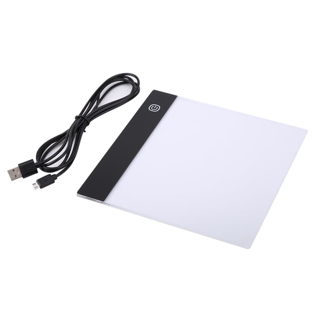 Boîte Lumineuse LED Tracing Board A5 Art Dessin Tampon de Copie Table Câble USB