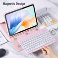 thumbnail image 4 of Étui pour Tablette Compatible avec A16 11e Génération 11 Pouces 10e Génération 10.9 Pouces Clavier Détachable Rétroéclairé 7 Couleurs Étui de Protection pour Tablette, 4 of 7