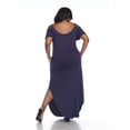 thumbnail image 3 of White Mark Women's Cold Shoulder Maxi Dress, 3 of 4