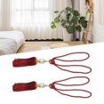 thumbnail image 3 of Bgsha Curtain Tiebacks Curtain Hooks Handmade Curtain Tieback Rope Tassel Bead Ball Curtain Tie Backs Tassel Tiebacks Beaded Holder Home Decoration 2 Pack, 3 of 10