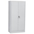 thumbnail image 2 of Sandusky Lee 72 Pouces Armoire de Rangement en Acier SnapIt avec 4 Étagères, Gris Colombe, 2 of 7