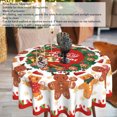 thumbnail image 4 of Christmas Tablecloth Round,Christmas Decorations Round Christmas Tablecloth Round Outdoor Christmas Table Cloth Table Cloth Holiday Decorative Table Cover for Outdoor Indoor Party, 4 of 7