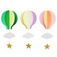 thumbnail image 4 of pitrice Hot air balloon paper string flower flag+55cm 21 inch, 4 of 9