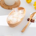 thumbnail image 2 of Oval Wooden Tray Dinner Plates Tableware Bowl For Dishes Snacks Dried Fruits, 2 of 9