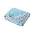 thumbnail image 3 of Sentmoon Couverture Légère pour l'Été Couverture d'Été Légère Couette d'Été pour Climatisation Sensation de Fraîcheur Couette d'Été en Soie Glacée Couette Mince Crème Glacée Lavable Lavable, 3 of 7