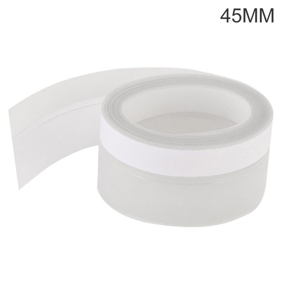 Window Sealing Strip 1m Silicone Weather Self-adhesive Silicone Stripping Self-adhesive Seal Sticker for Door Glass Crack, Clear, 45mm
