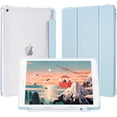 thumbnail image 1 of Compatible for iPad Pro 11 Case(2020) iPad Case with Pencil Holder, Soft TPU Translucent Frosted Back Auto Wake/Sleep Smart Cover Cases (Blue), 1 of 9