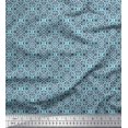 thumbnail image 1 of Soimoi Rayon Fabric Swirl Small Printed Fabric 1 Yard 56 Inch Wide, 1 of 3