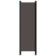 thumbnail image 3 of vidaXL 3-Panel Freestanding Foldable Fabric Room Divider Anthracite 150x180 cm, 3 of 5
