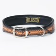 thumbnail image 2 of HILASON Floral Hand Tooled Strong Genuine Leather Dog Collar Brown Large, 2 of 4