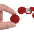 thumbnail image 4 of Unique Bargains 10pcs 36L Fabric Cloth Covered Button 23mm Round Metal Shank Sewing Buttons for Suits Dress Blouses, Red, 4 of 5