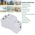 thumbnail image 4 of Surge Protector Protective Device, 2P Modular Design Surge Arrester Device 1000V DC  for On Load Electrical Equipment for Photovoltaic Power Generation System, 4 of 7