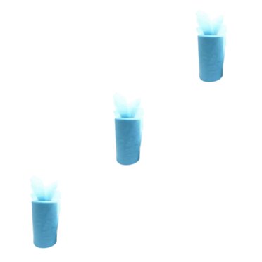 mmirethe Tulle Rolls Made With 100 Nylon Breathable And Lightweight For DIY Crafts Tulle Roll Fabric Spool Tulle Fabric Rolls sky blue 3Set