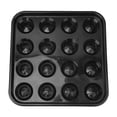 thumbnail image 3 of Billiard Ball Storage Tray Billiard Accessory Billiard Ball Storage Tray Holds 16 Balls Pool Accessory For Billiards Parlor Black, 3 of 8