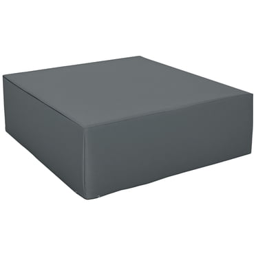 Outsunny Housses pour Meubles de Patio Imperméables 600D, 80.7 Pouces x 75.6 Pouces x 24 Pouces, Gris