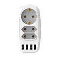 thumbnail image 1 of USB Wall Charger,With USB 7 In 1 Strip Outlet Wall USB Adapter,Multi Device Charger Organizer Compatible With Tablet And Cell Phone ,Easy to Use, 1 of 6