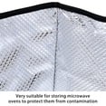 thumbnail image 1 of Microwave Cover Oven Waterproof Dust Cover Grease Proofing Storage Electric Appliance Kitchen Gadgets Protector for Home Hotel, 1 of 9
