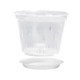thumbnail image 1 of TIELUTT 5 Inch Phalaenopsis Planter Clear Orchid Planter Root Control with Hole Flower for Flower Girl Potted Live Outdoor Potted Live in Dark Small Flower Bulk Flower, 1 of 7
