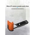 thumbnail image 4 of Camera Plate For Nikon ZF Camera Plate L-Shape Camera Wooden Grip Stabiliser Vertical Shooting Bracket, 4 of 8