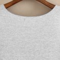 thumbnail image 4 of Mrat Sleeveless Tank Women's Solid Color Round Neck Sleeveless Bottom Shirt Versatile Solid Color Round Neck Racerback Tank Tops for Women S-263 Gray One Size, 4 of 6