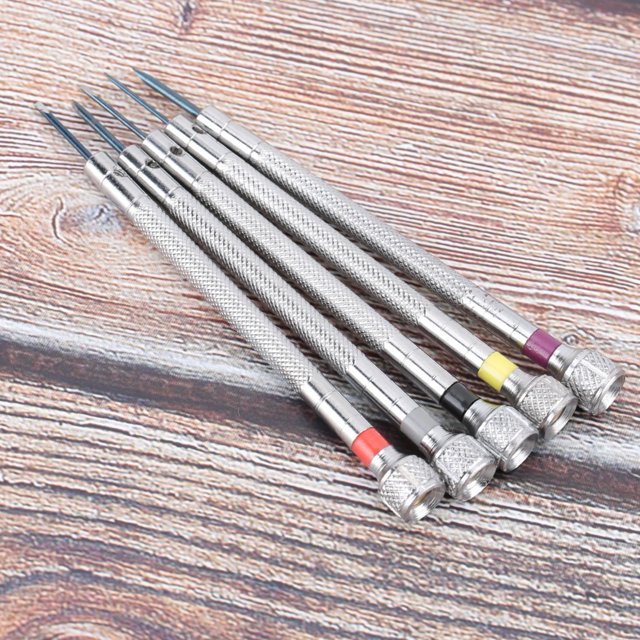 Accueil Tournevis, 5pcs Ensemble Multi Fonction Outil de Montre Tournevis Conception Conviviale